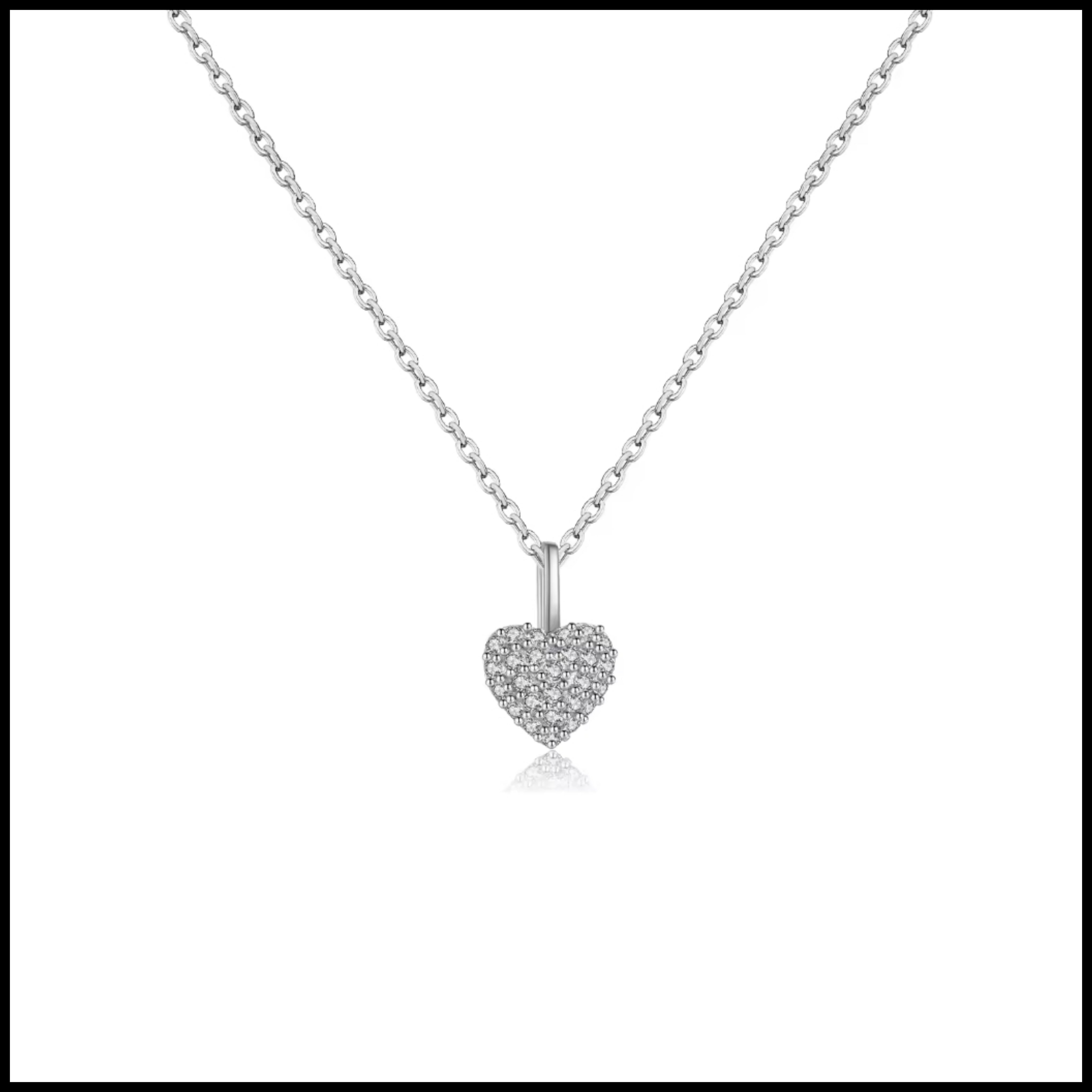 Heart Silver Necklace
