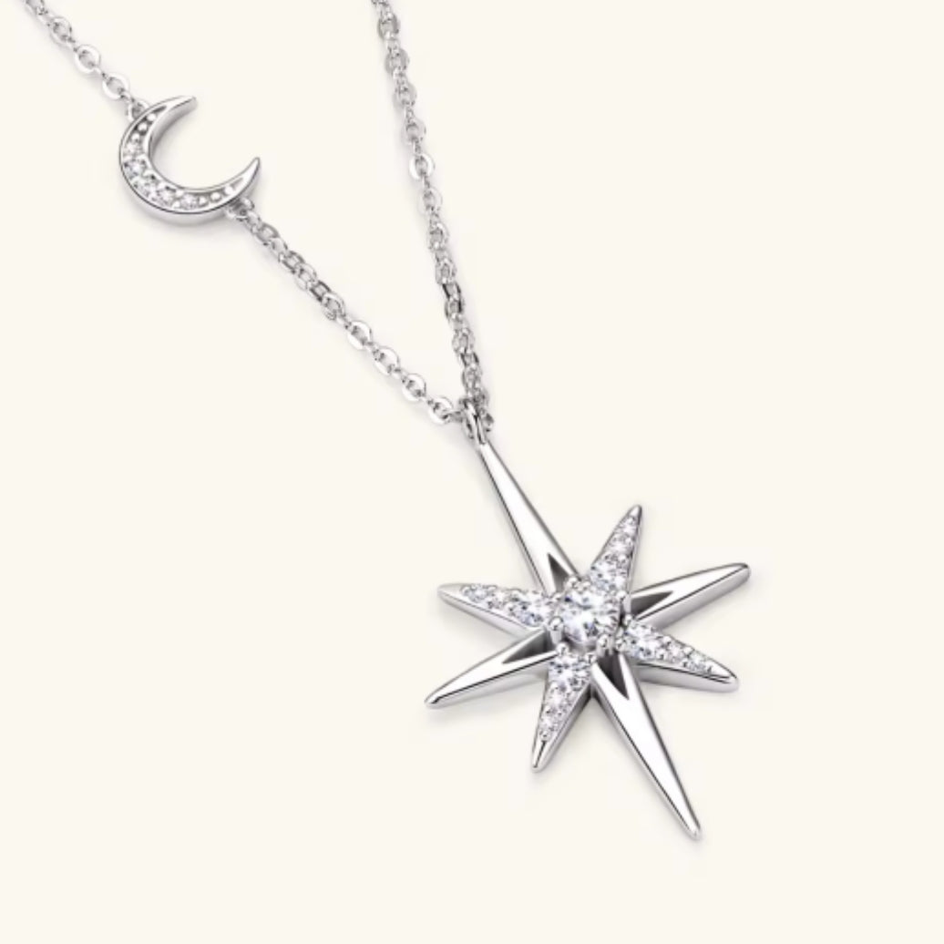 Moon & Star Necklace