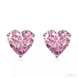 ALEXANDER PINK LUSH - Heart Earrings / Collection