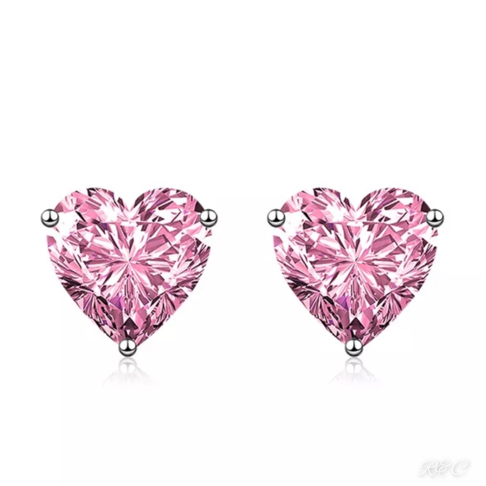 ALEXANDER PINK LUSH - Heart Earrings / Collection