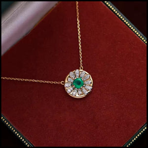 Green Zircon Necklace