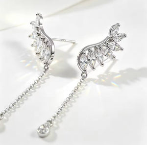 Angel wing earrings