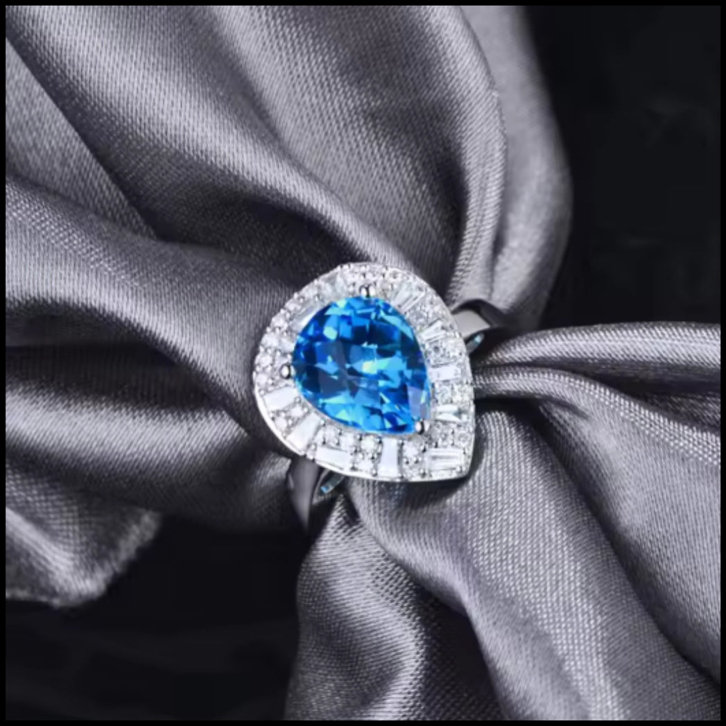 Blue Topaz_DiamondRing