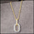 Diamond Pendant Gold Necklace