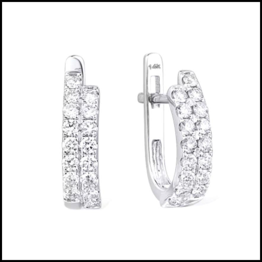 Diamond & White Gold Earrings