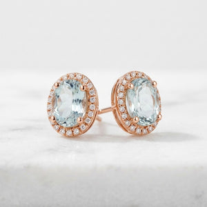 amethyst diamond earrings