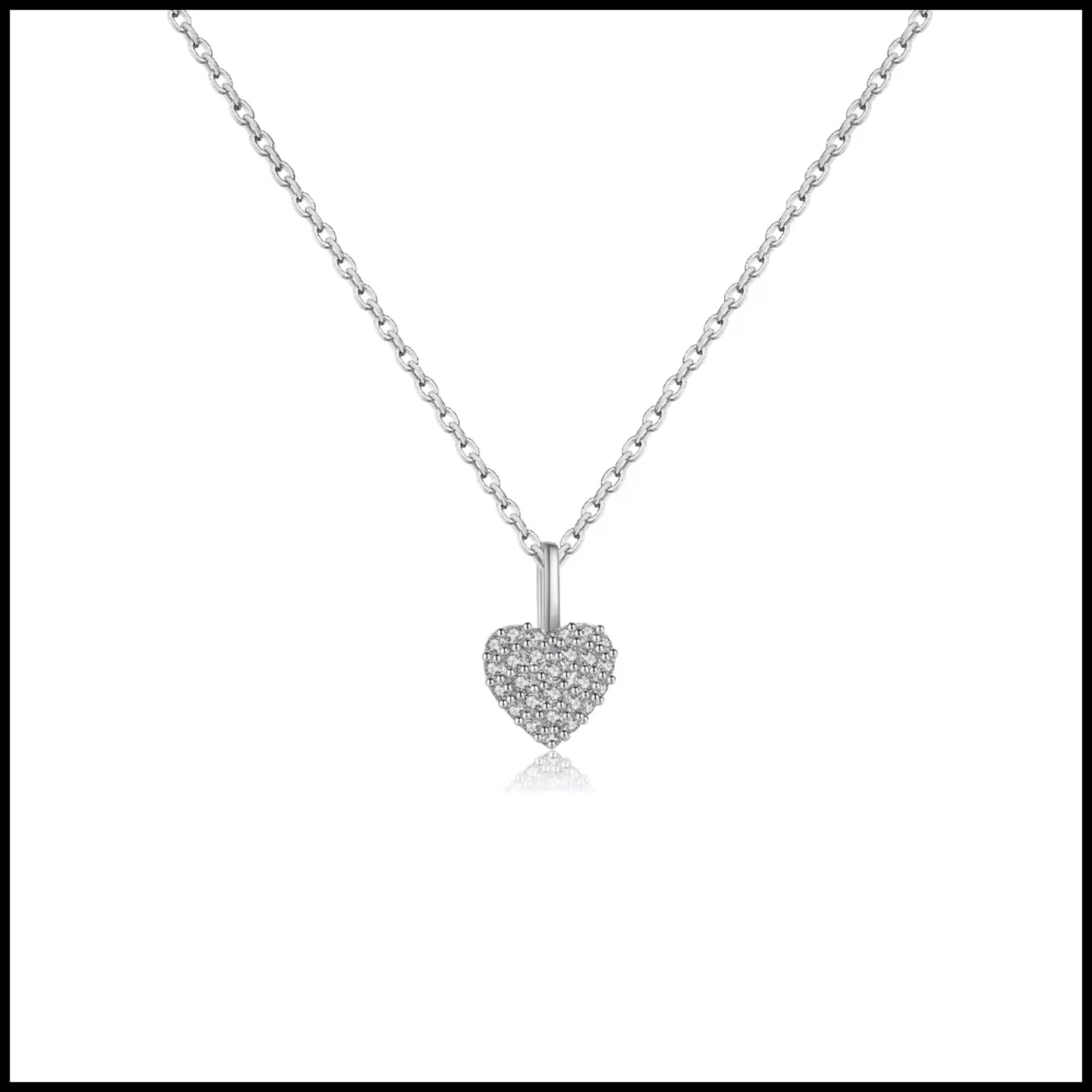 Heart Silver Necklace