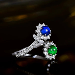 CATHERINE - Sapphire,Emerald & Diamonds R&C Signature Piece Ring