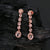 OLIVIAM - Morganite & Diamond Drop Earrings