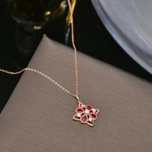 REMI - Ruby & Diamond Necklace