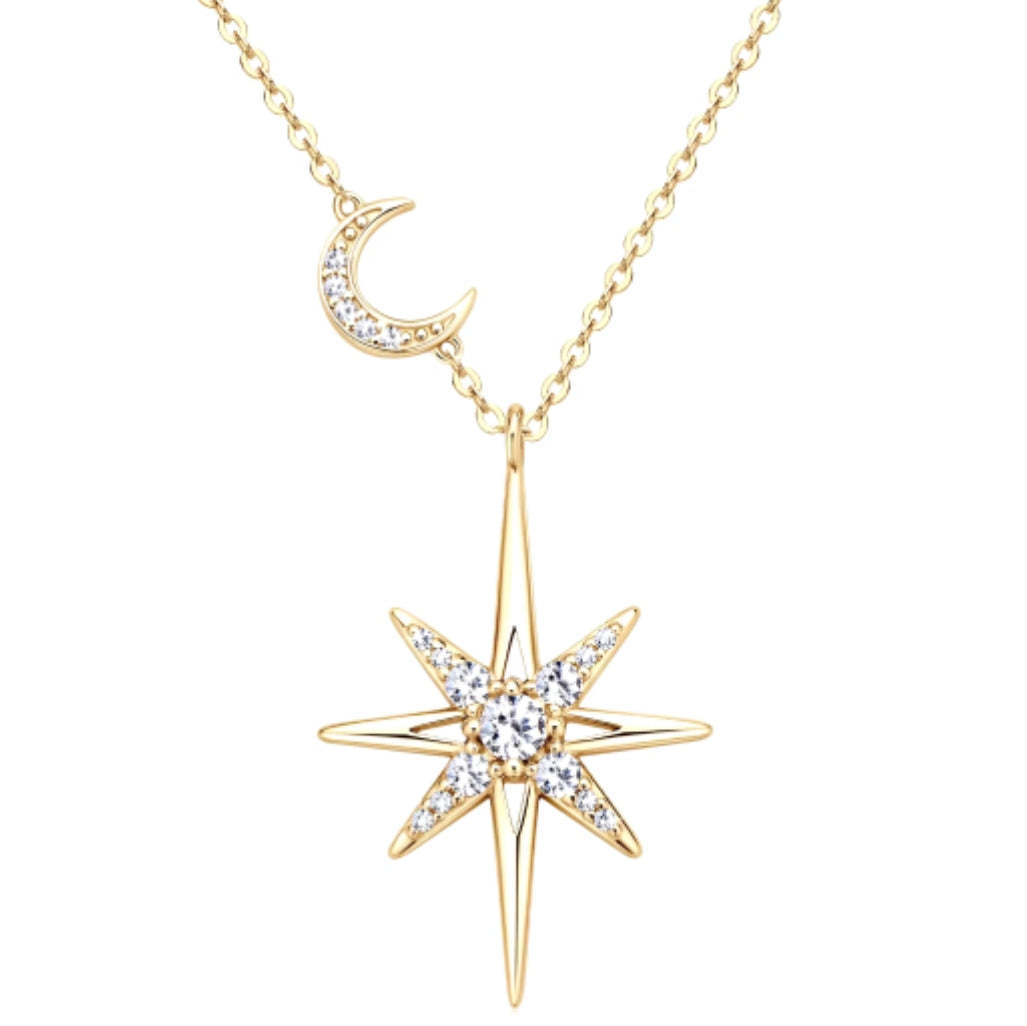 Moon & Star Necklace