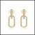 Moissanite Drop Earrings