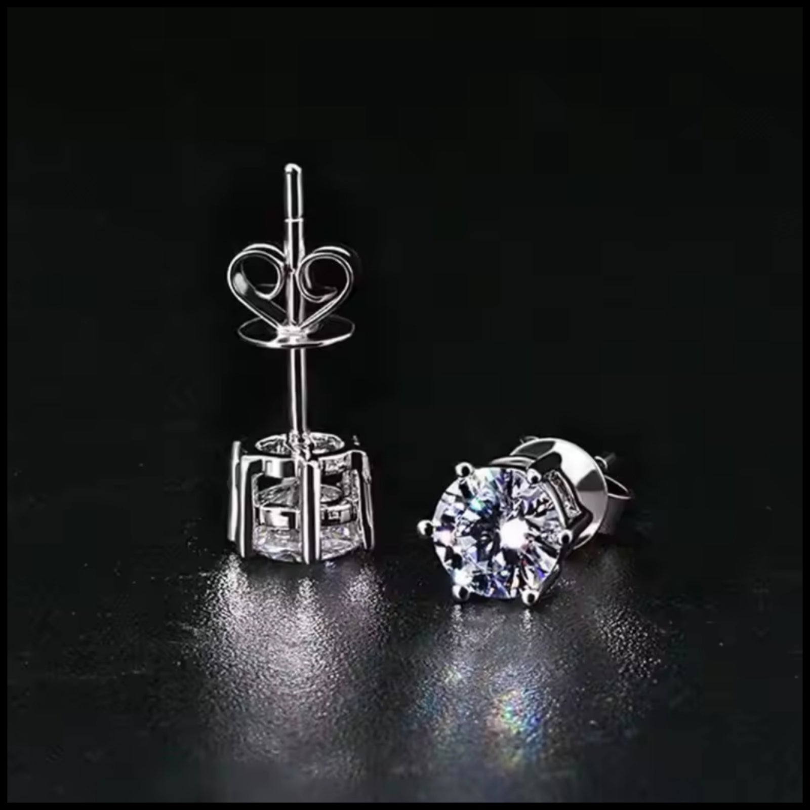 Moissanite Stud Earrings