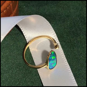 Opal Open Ring