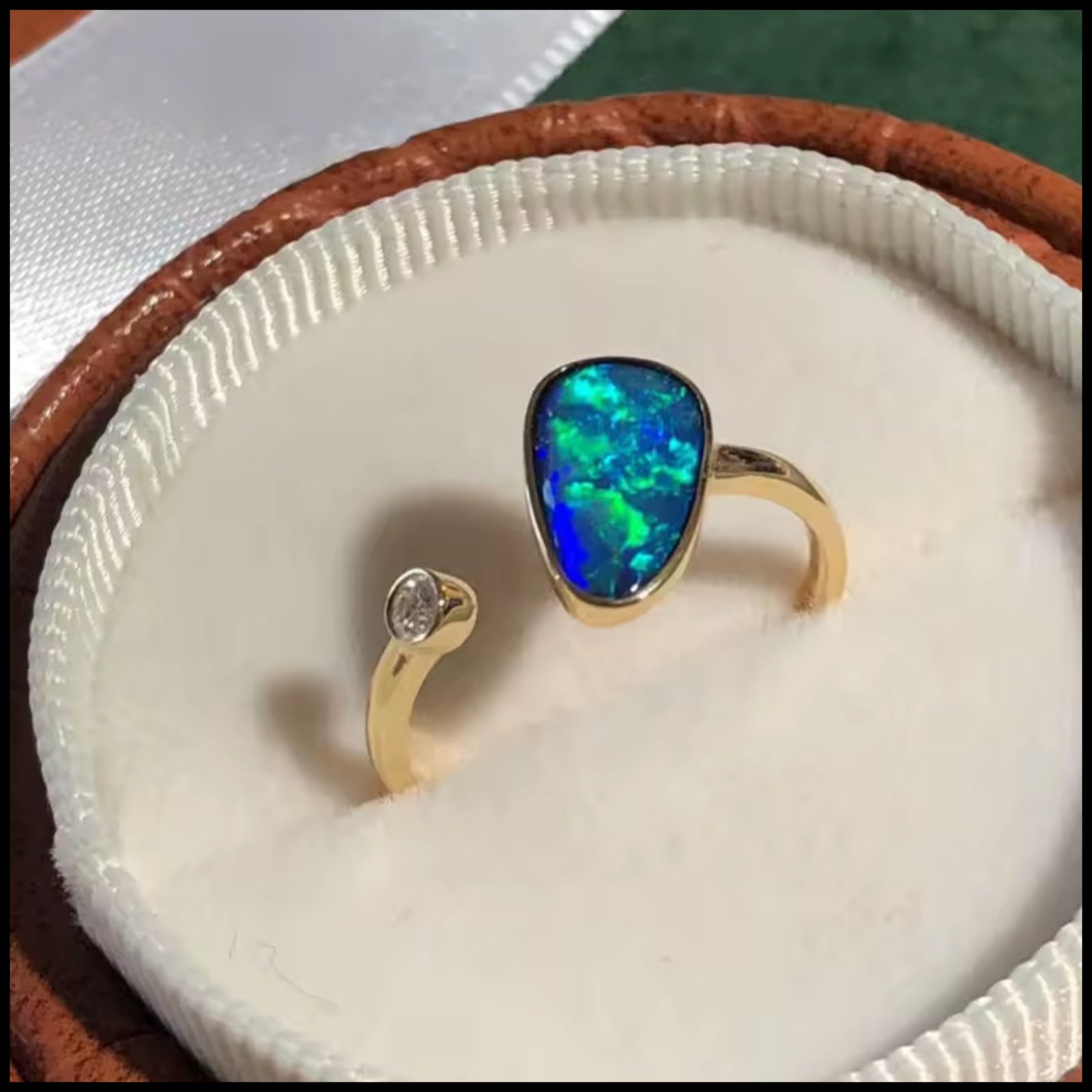 Opal Gold Ring