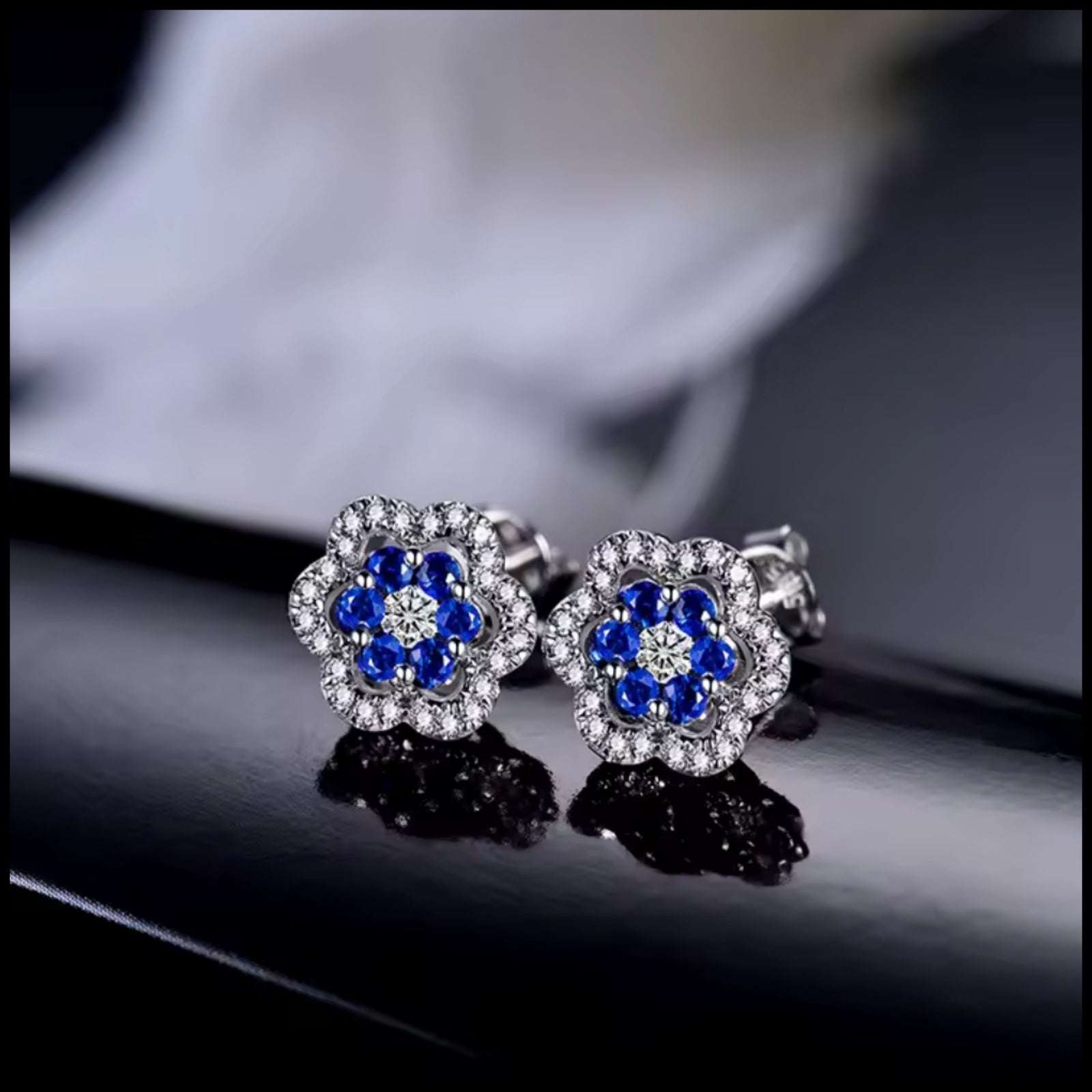 Sapphire Earrings