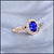 Tanzanite & Diamond Rose Gold Ring