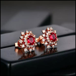 Rubydiamondearrings