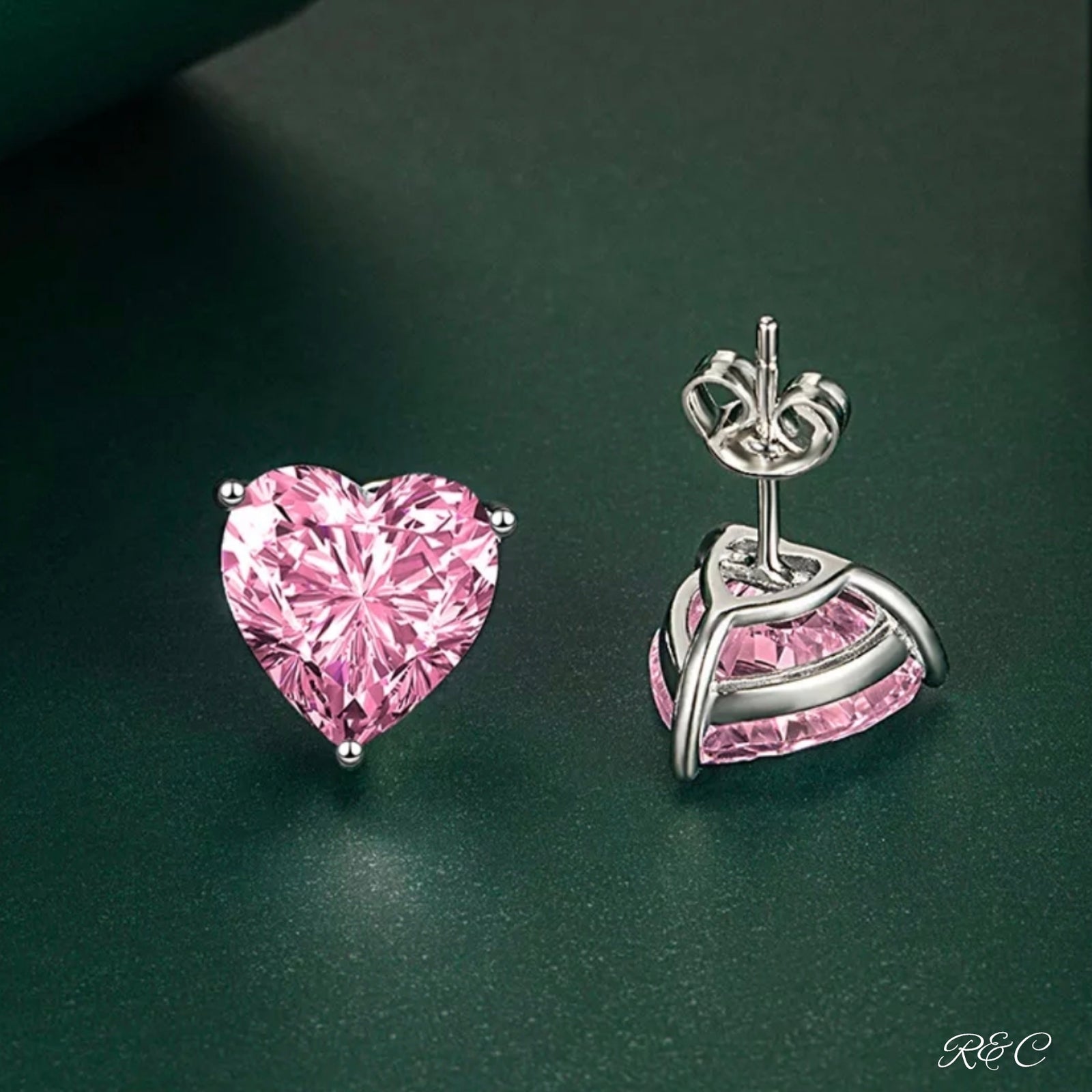 ALEXANDER PINK LUSH - Heart Earrings / Collection