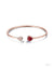 Ruby & Diamond Rose Gold Bangle