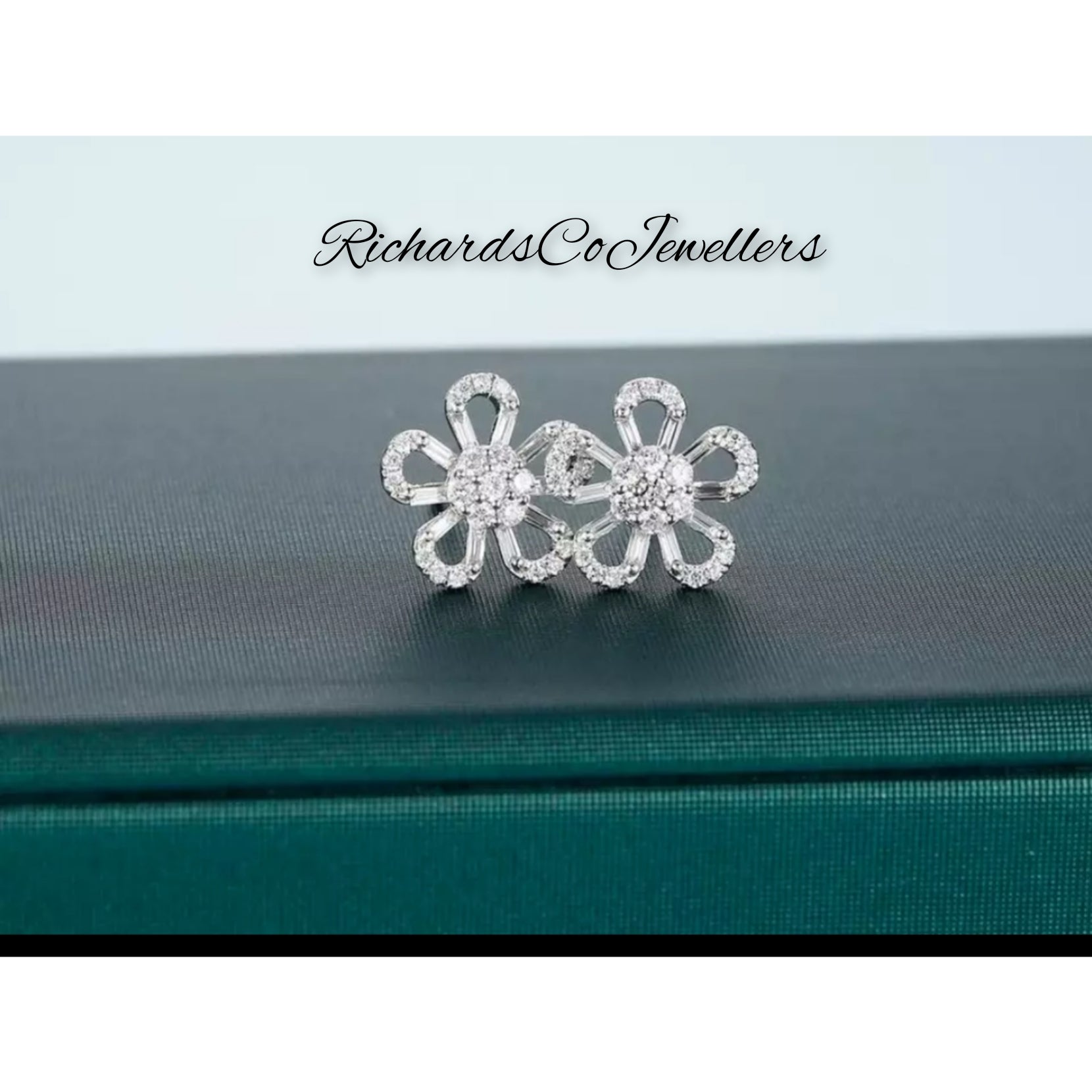 Flower Diamond Earrings