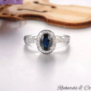 Diamond & Sapphire 14K Gold Ring