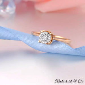 Diamond / Engagement Rose Gold Ring