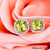 SCARLETT - Collection / Natural Peridot & Diamond Earrings