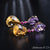 SASHA - Earrings / Amethyst Citrine & Ruby Yellow Gold Drop Earrings