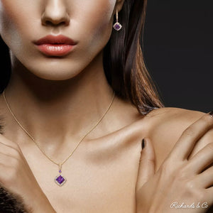 Our Amethyst Necklace / Pendant & Diamond Collection